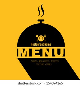 Retro Restaurant Menu Card Design template