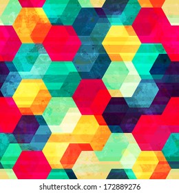 retro rhombus seamless texture
