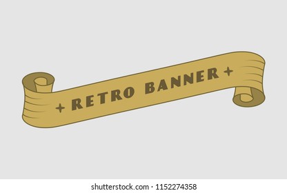 Retro Ribbon Banner