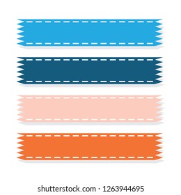 retro  ribbon banner on white background