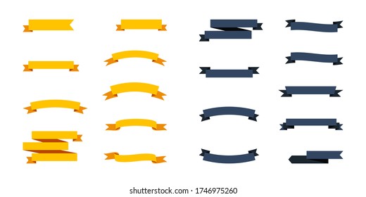 Retro Ribbon Banner Vector Illustration, EPS10.
