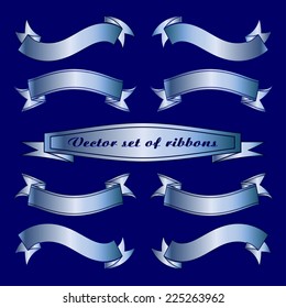 Retro Ribbon Banners Vector Collection 