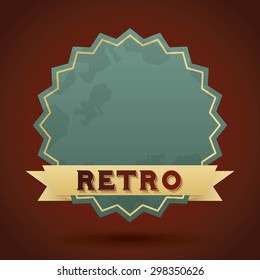 retro ribbons design, vector illustration eps10 graphic 