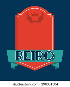 retro ribbons design, vector illustration eps10 graphic 
