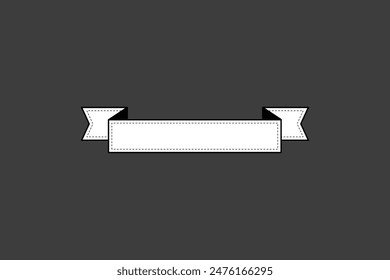 Retro ribbons label banners ribbon stickers elements Free Vector image editable background