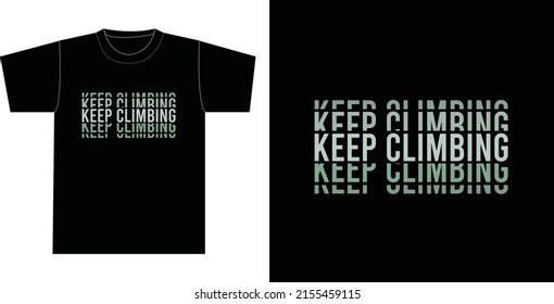 Retro Rock Climbing Climber T-Shirt
