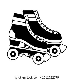 retro roller skates wheels trendy vintage