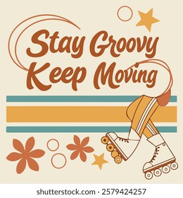 Retro Roller Skating Vibes: Stay Groovy and Keep Moving