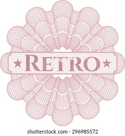 Retro rosette
