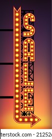 retro sale banner