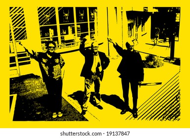 retro salute photography-like vector