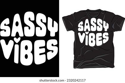 Retro Sassy Vibes, Vintage Summer Beach Shirt, Embrace the Retro Summer Graphic Style!, Great for Wild Camping and Beach Parties