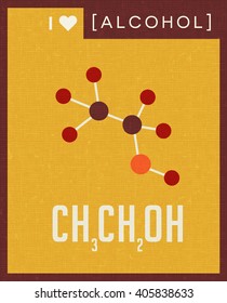 alcohol molecule wallpaper