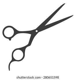 Retro scissors icon 