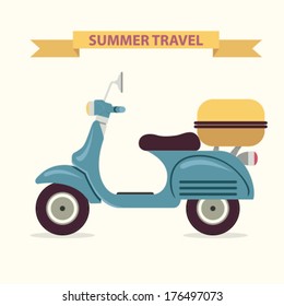 retro scooter
