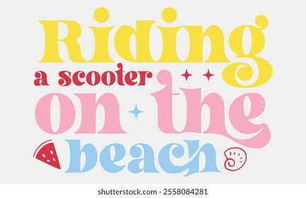 Retro, Scooter EPS Bundle, Retro Design, Single Design