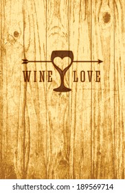 retro seal for wine list menu covering torn on antique elderly wood board classical ritual climber mountaineer bar banquet smashed flaming red timber cafe elderly signs aircraft myth blazing series sc
