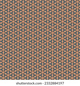 Retro seamles geomatics pattern design - pastel nostalgic repeat background for textile, wallpaper, and wrapping paper