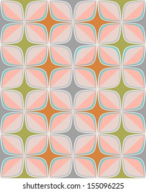 retro seamless abstract geometric pattern