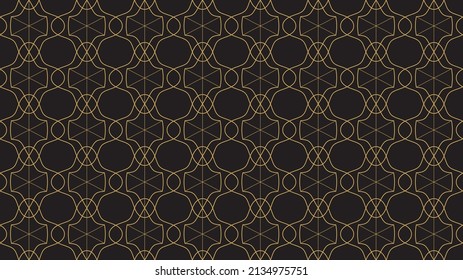 Retro seamless abstract geometric pattern vector.
