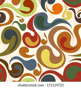 Retro seamless abstract pattern