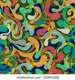 Retro seamless abstract pattern