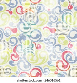 Retro seamless abstract pattern