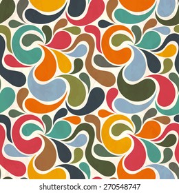 Retro seamless abstract pattern