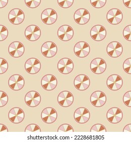 Retro seamless, circles pattern, great design for any purposes.