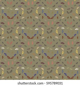 Retro seamless colorful dots pattern. Ideal for printing onto fabric and paper or decoration.