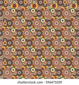 Retro seamless colorful dots pattern. Ideal for printing onto fabric and paper or decoration.