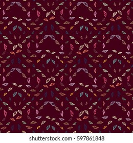 Retro seamless colorful dots pattern. Ideal for printing onto fabric and paper or decoration.