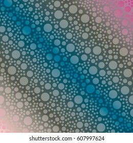 Retro seamless colorful dots pattern. Ideal for printing onto fabric and paper or decoration.