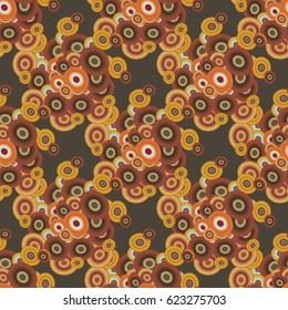 Retro seamless colorful dots pattern. Ideal for printing onto fabric and paper or decoration.