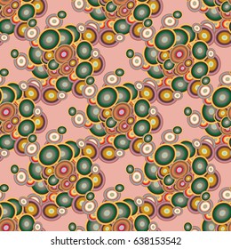 Retro seamless colorful dots pattern. Ideal for printing onto fabric and paper or decoration.