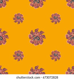 Retro seamless colorful dots pattern. Ideal for printing onto fabric and paper or decoration.