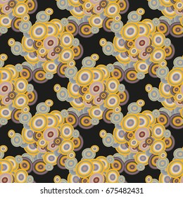 Retro seamless colorful dots pattern. Ideal for printing onto fabric and paper or decoration.