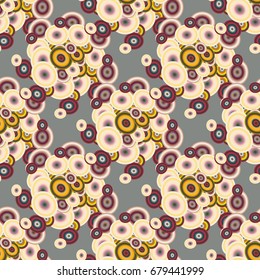 Retro seamless colorful dots pattern. Ideal for printing onto fabric and paper or decoration.