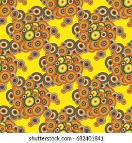 Retro seamless colorful dots pattern. Ideal for printing onto fabric and paper or decoration.