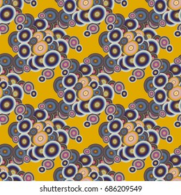 Retro seamless colorful dots pattern. Ideal for printing onto fabric and paper or decoration.