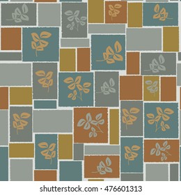 retro seamless colorful pattern on texture background