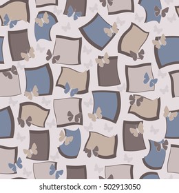 retro seamless colorful pattern on texture background