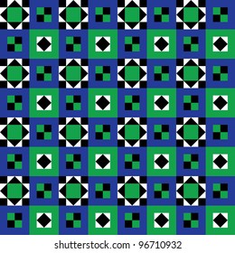 Retro Seamless Floor Pattern