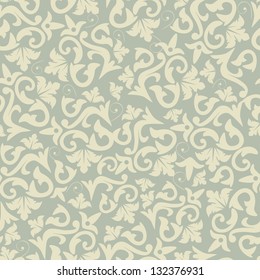 retro seamless floral pattern