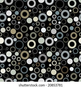 Retro seamless gear wallpaper