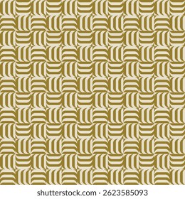 Retro Seamless Geometric Pattern in Mustard Yellow – Bold and stylish abstract curve tile design perfect for wallpaper, textiles, packaging, and digital prints