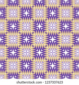 Retro Seamless Geometric, Zigzag pattern. Vector. Print Cloth, Clothes, Banner, Cover, Card, Shirt, Website, Wrapper