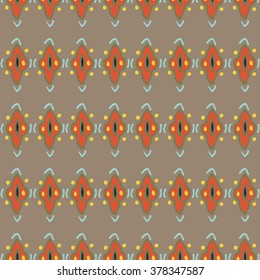retro seamless ornamental background Pattern, colorful pattern