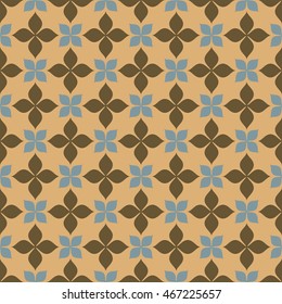 retro seamless ornamental pattern vector illustration