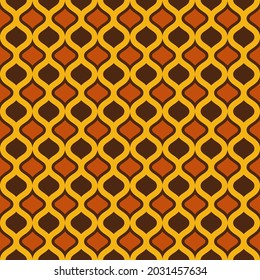 Retro seamless pattern. Abstract geometric background. Vector Illustration.
